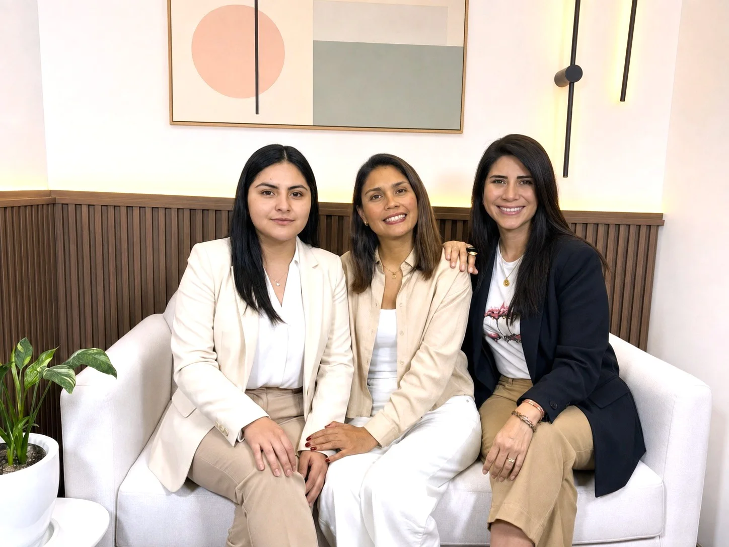 Noelia, Giuliana y Viviana, fundadoras de Nanas Aliadas